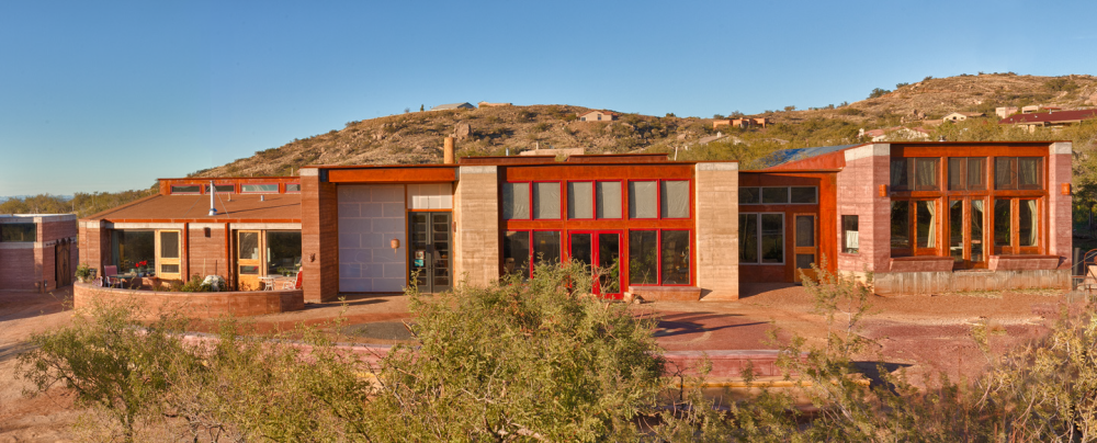 Quentin Branch Residence - Rammed Earth Construction